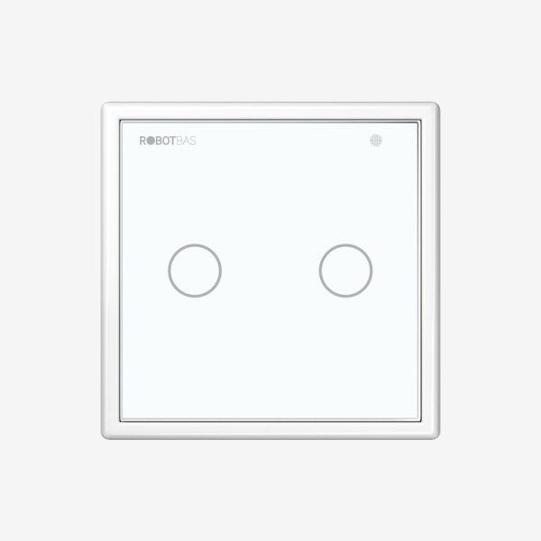 Pulsador táctil de 2 funciones marca Robotbas modelo LS7542 JLS W