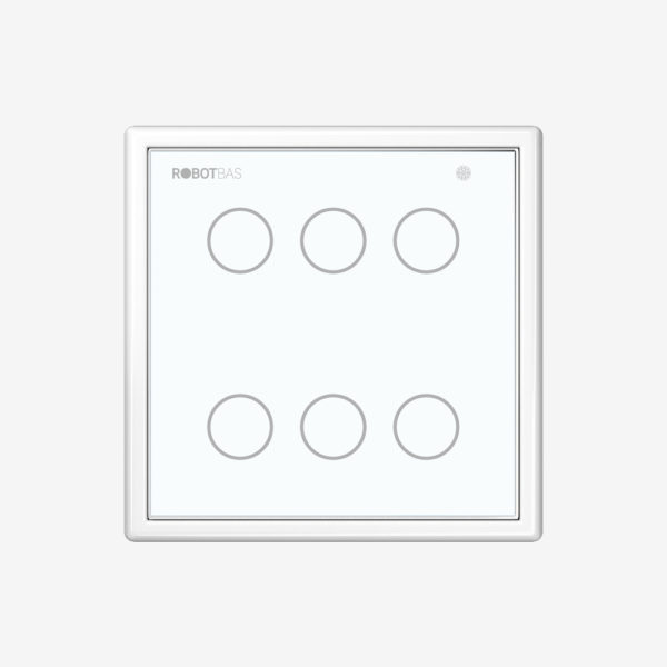 Pulsador táctil de 6 funciones marca Robotbas modelo LS7546 JLS W